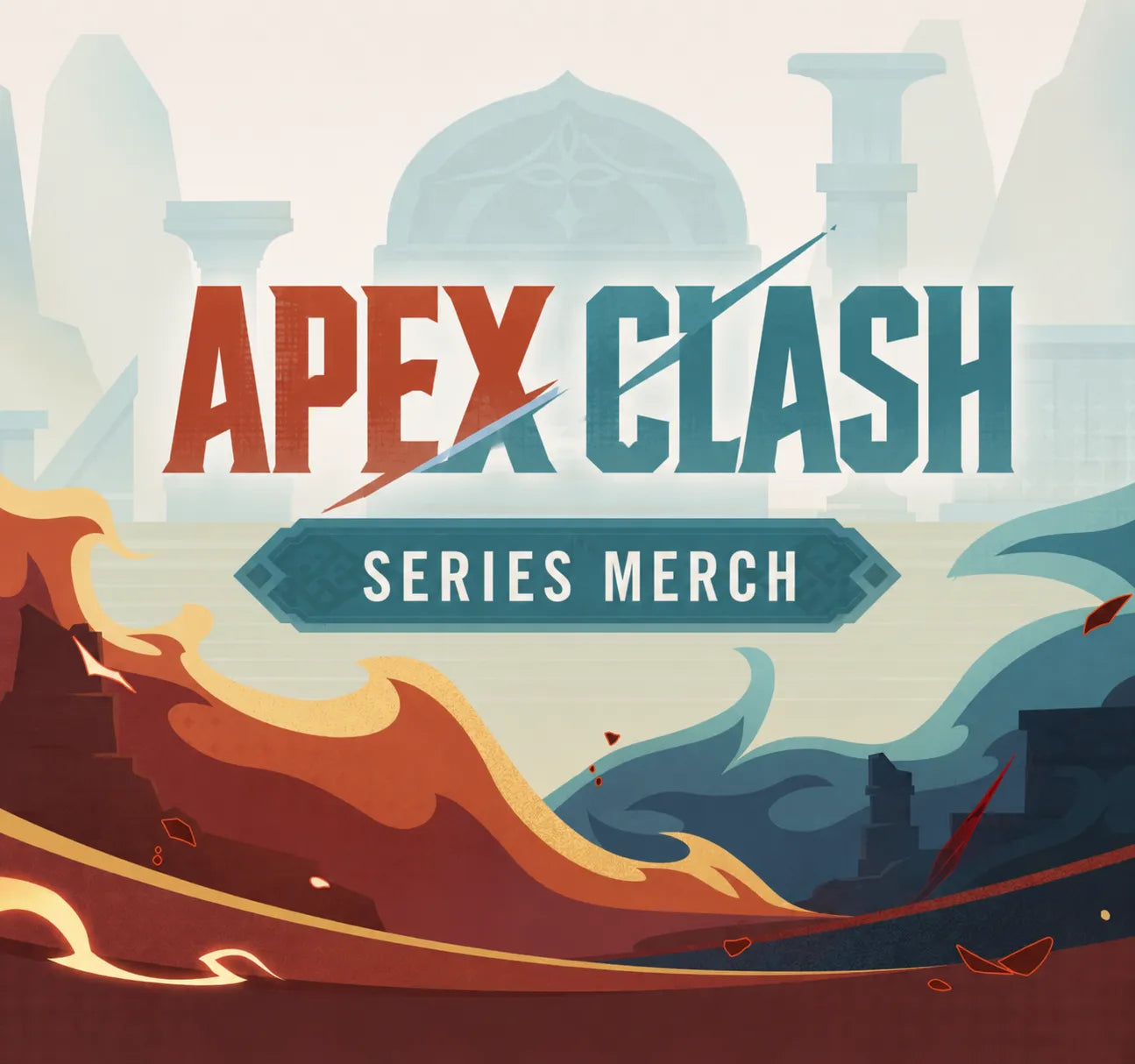 Genshin Impact Apex Clash Series merchandise design and collection artwork