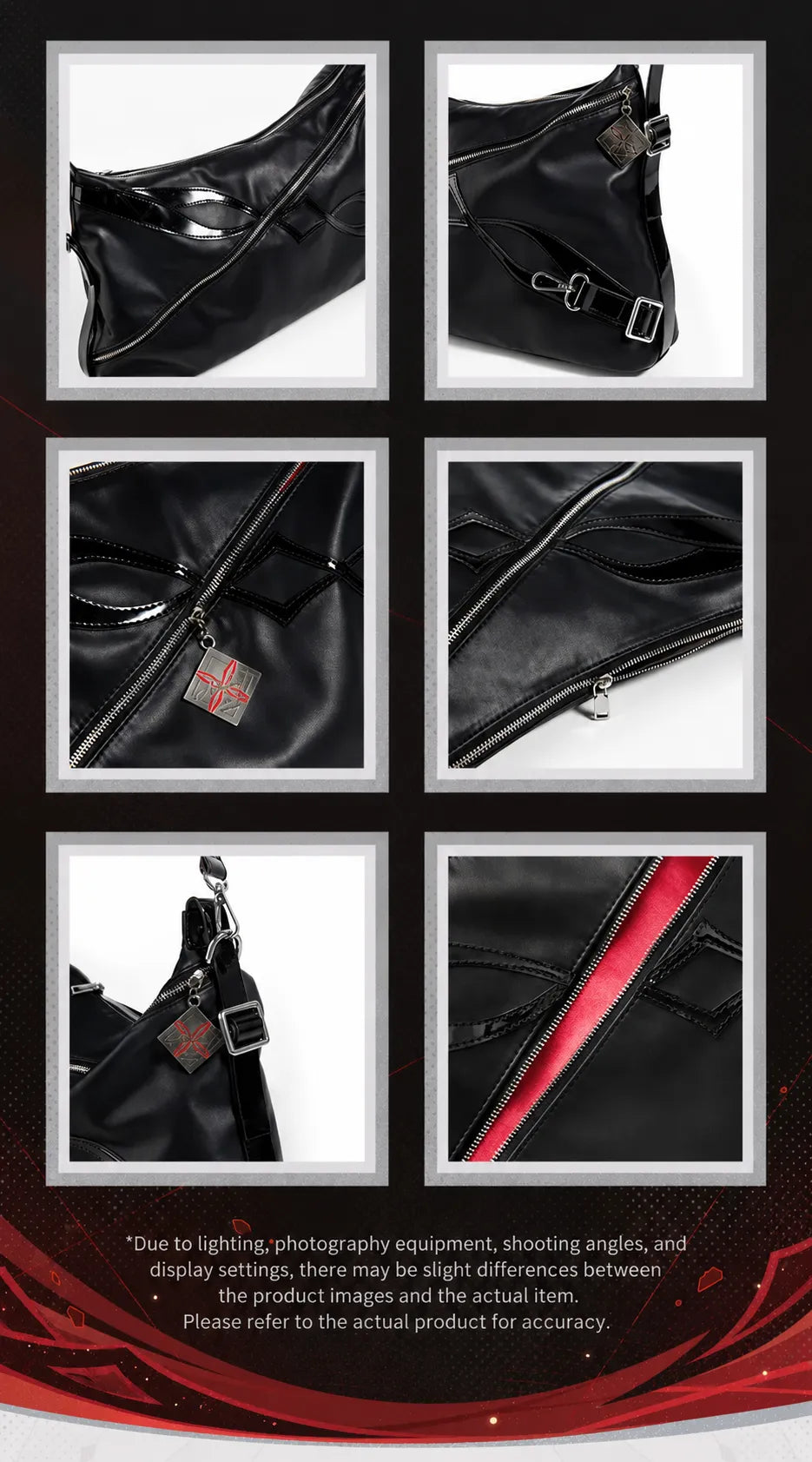 Arlecchino crossbody bag adjustable buckle and strap connection