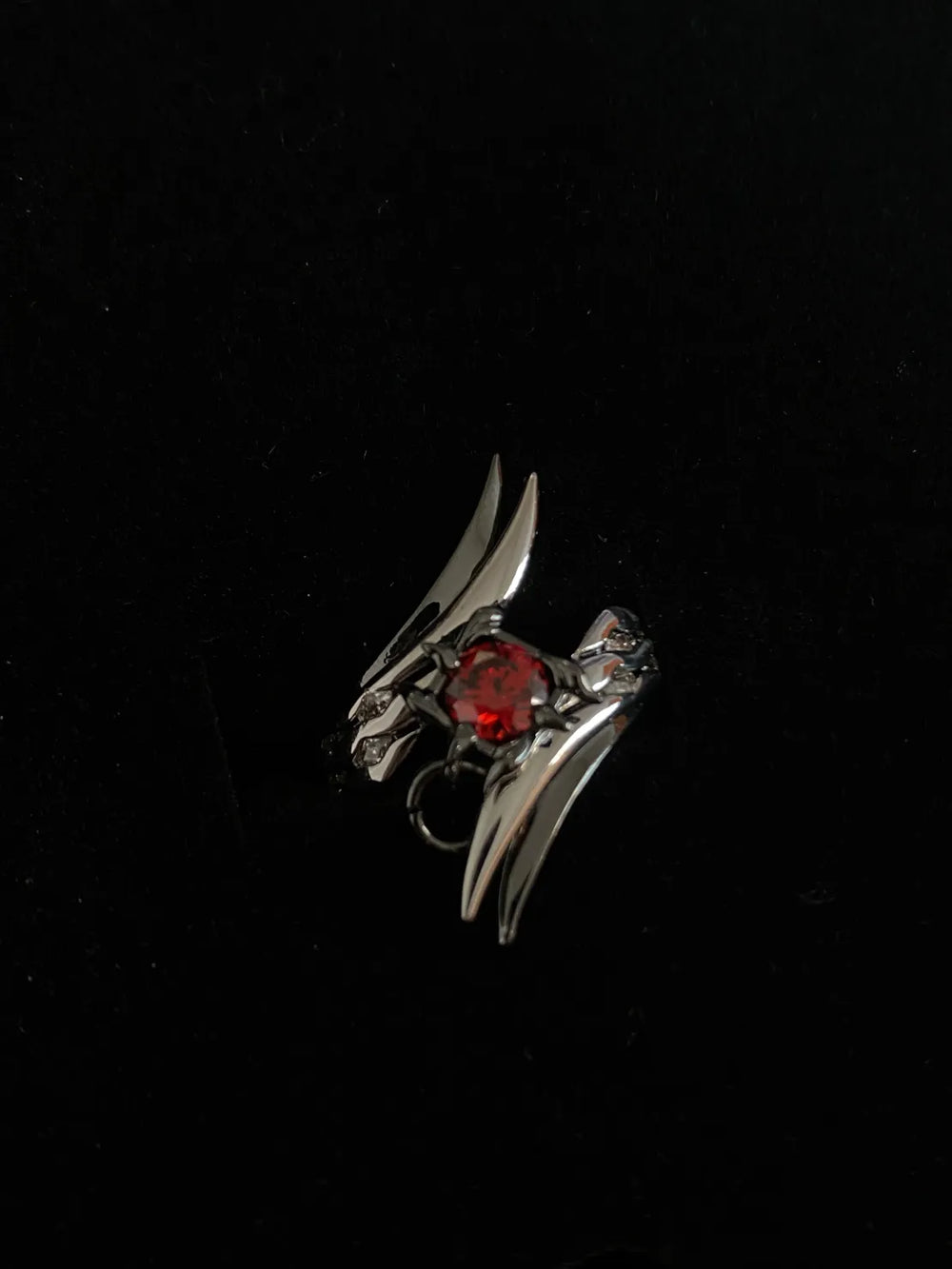 Genshin Impact Arlecchino Themed Impression Series Necklace & Ring Set
