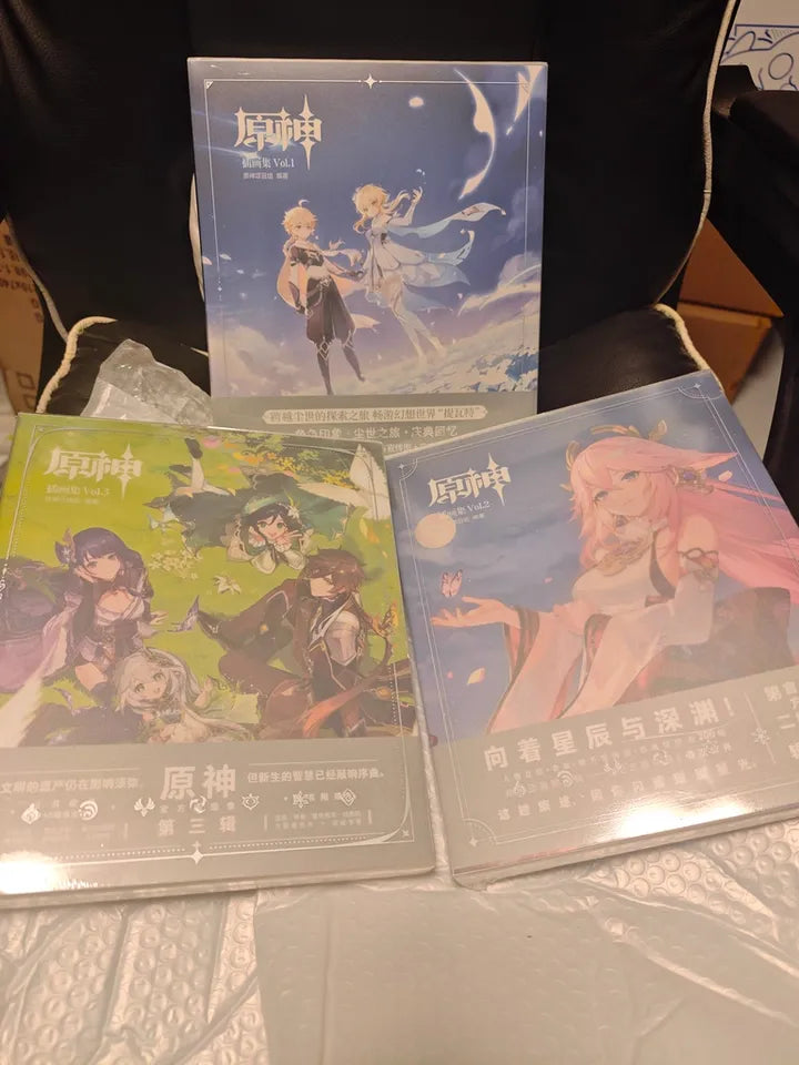 Genshin Impact Illustration Collection Vol.2 Art Book Set