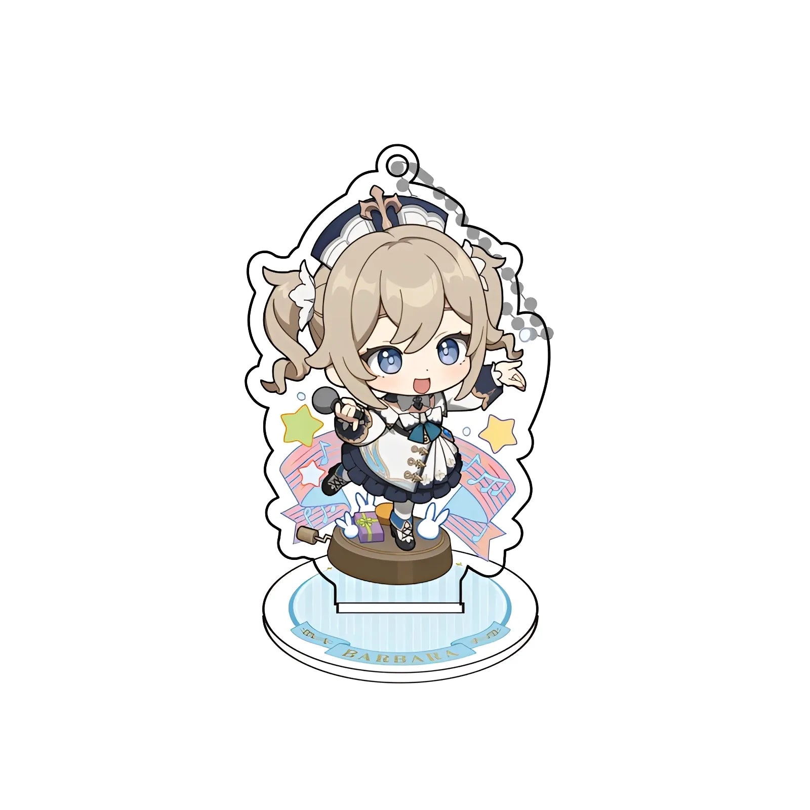 Genshin Impact Barbara Fated Encounter Series chibi acrylic stand keychain collectible