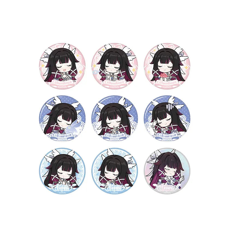 Genshin Impact Blessing of the Welkin Moon Series Columbina Badge Blind Box