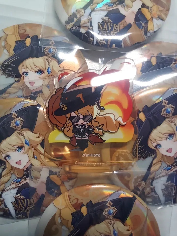 Genshin Impact Q Version Emoji Wackel-Standee – Fontaine Serie