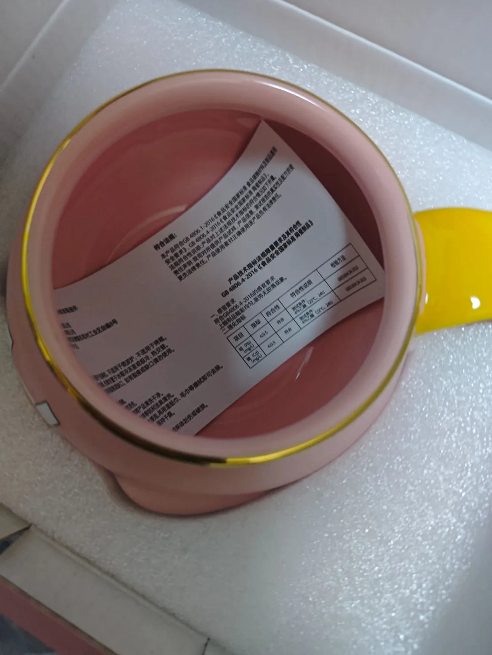 Caneca de Cerâmica Cacucu Pintada à Mão Genshin Impact