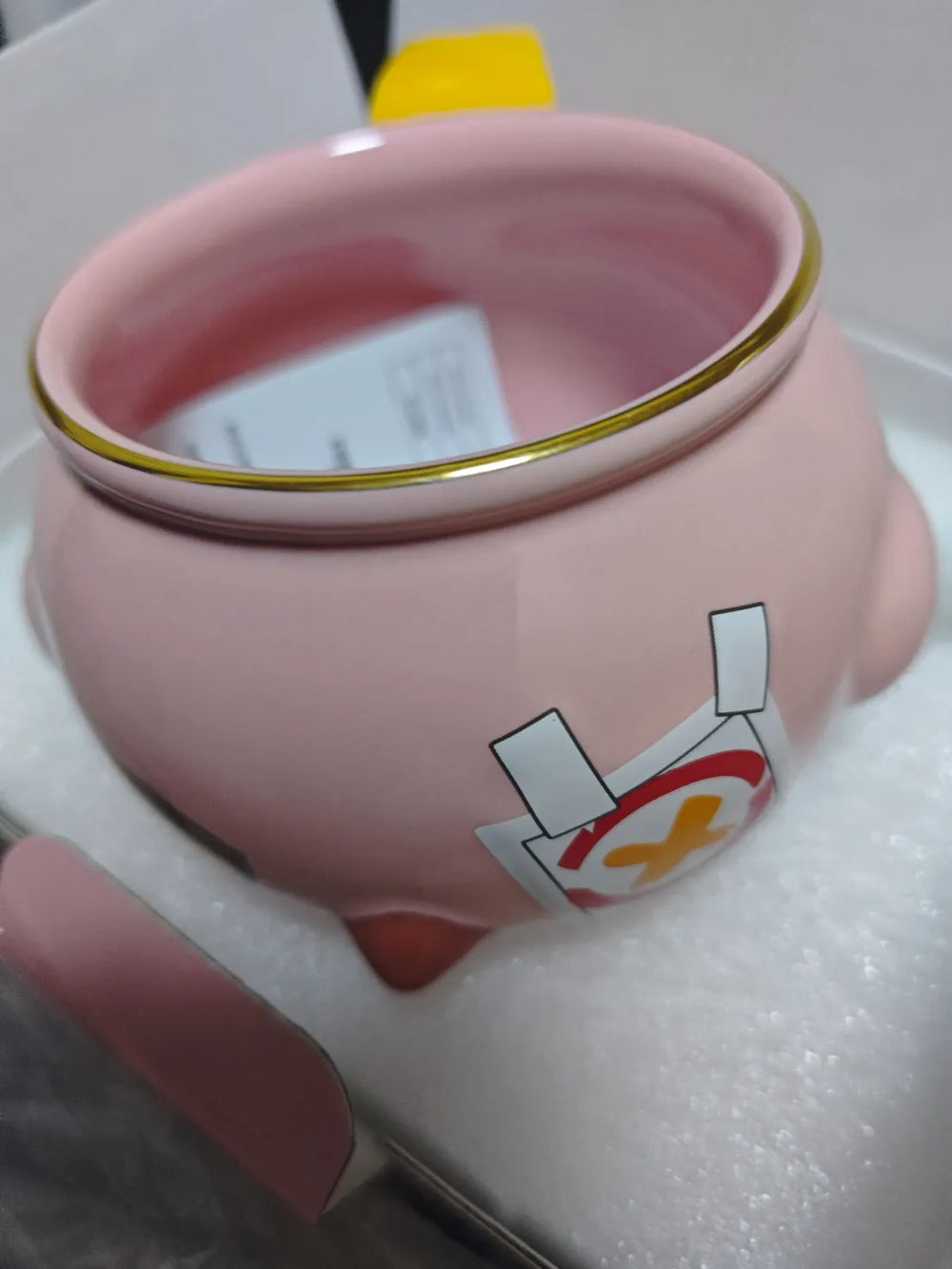 Caneca de Cerâmica Cacucu Pintada à Mão Genshin Impact
