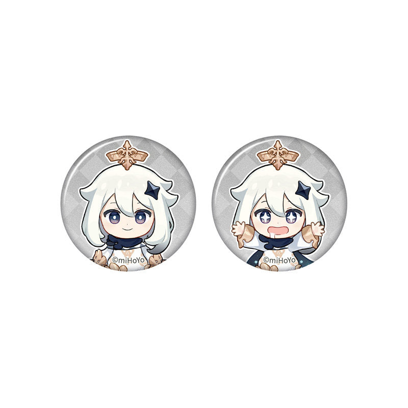 Genshin Impact Paimon chibi badge from Captured Moments series