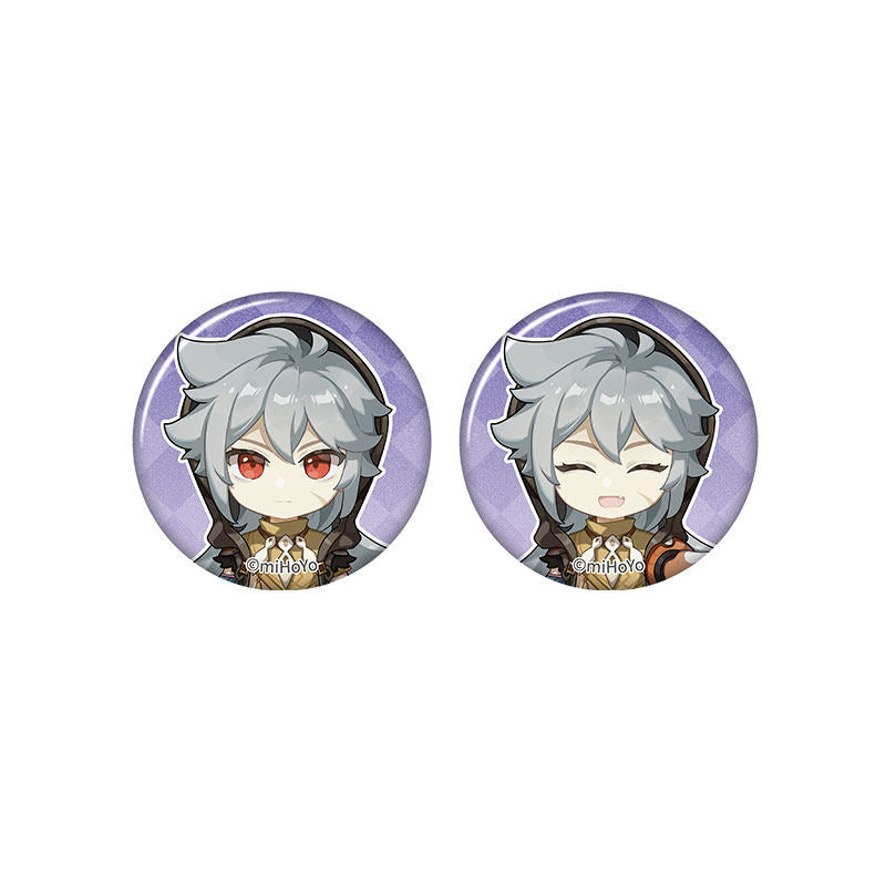 Genshin Impact Razor chibi badge from Captured Moments series