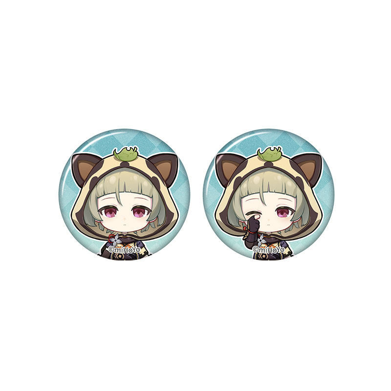 Genshin Impact Sayu chibi badge from Captured Moments series