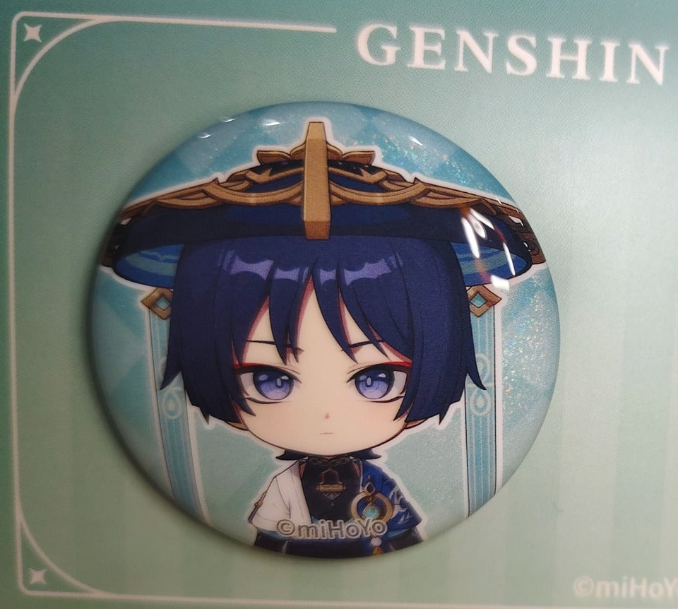 Genshin Impact Captured Moments Badge Set mit Chibi Charakteren