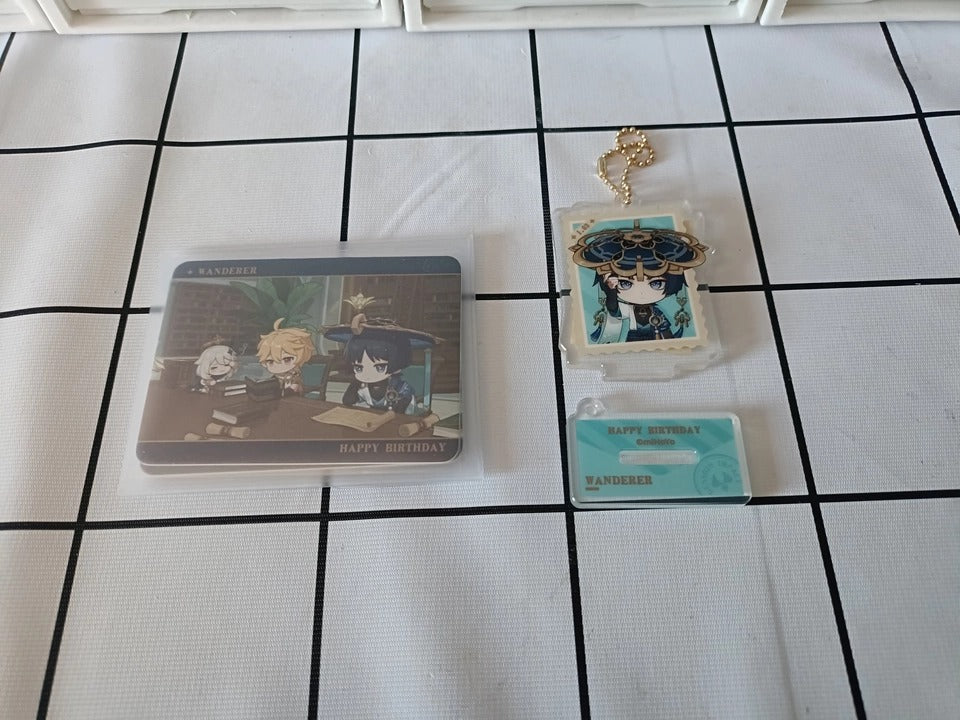 Genshin Impact Acrylic Standee & Karten Set Captured Moments