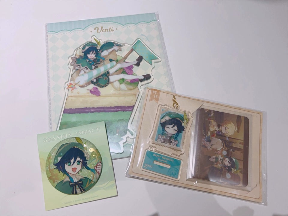 Genshin Impact Acrylic Standee & Karten Set Captured Moments