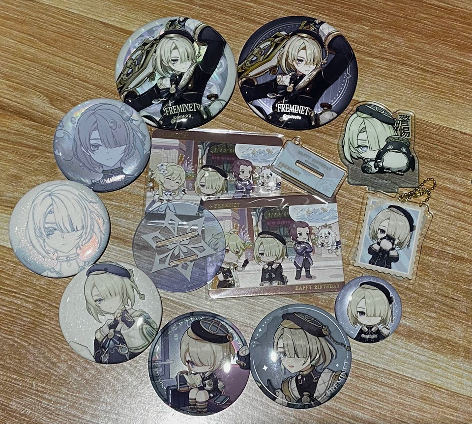 Genshin Impact Acrylic Standee & Karten Set Captured Moments