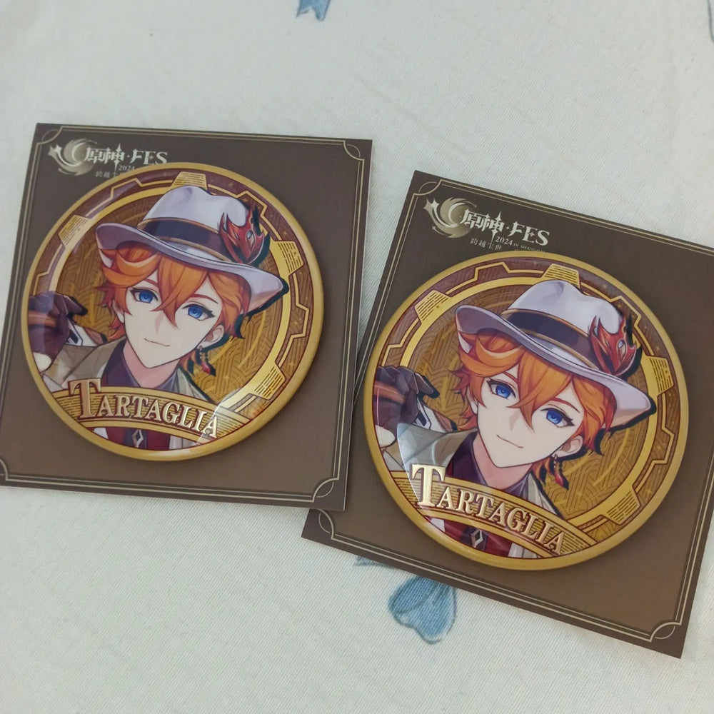 Genshin Impact Bottons de Personagens Carnival Reunion 2024