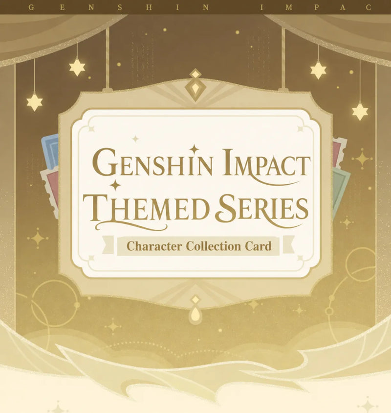 Genshin Impact character collection card product details and specifications