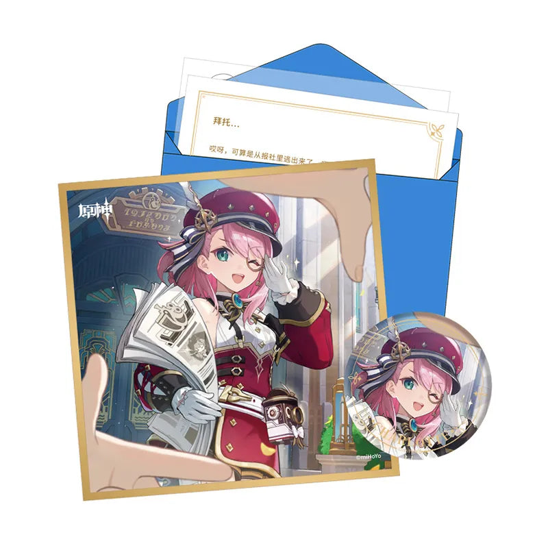 Genshin Impact Charlotte Day of Destiny Series Fontaine Gift Box Set