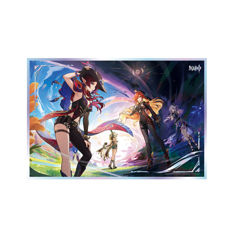 Genshin Impact Chasca acrylic art print theme series collectible card