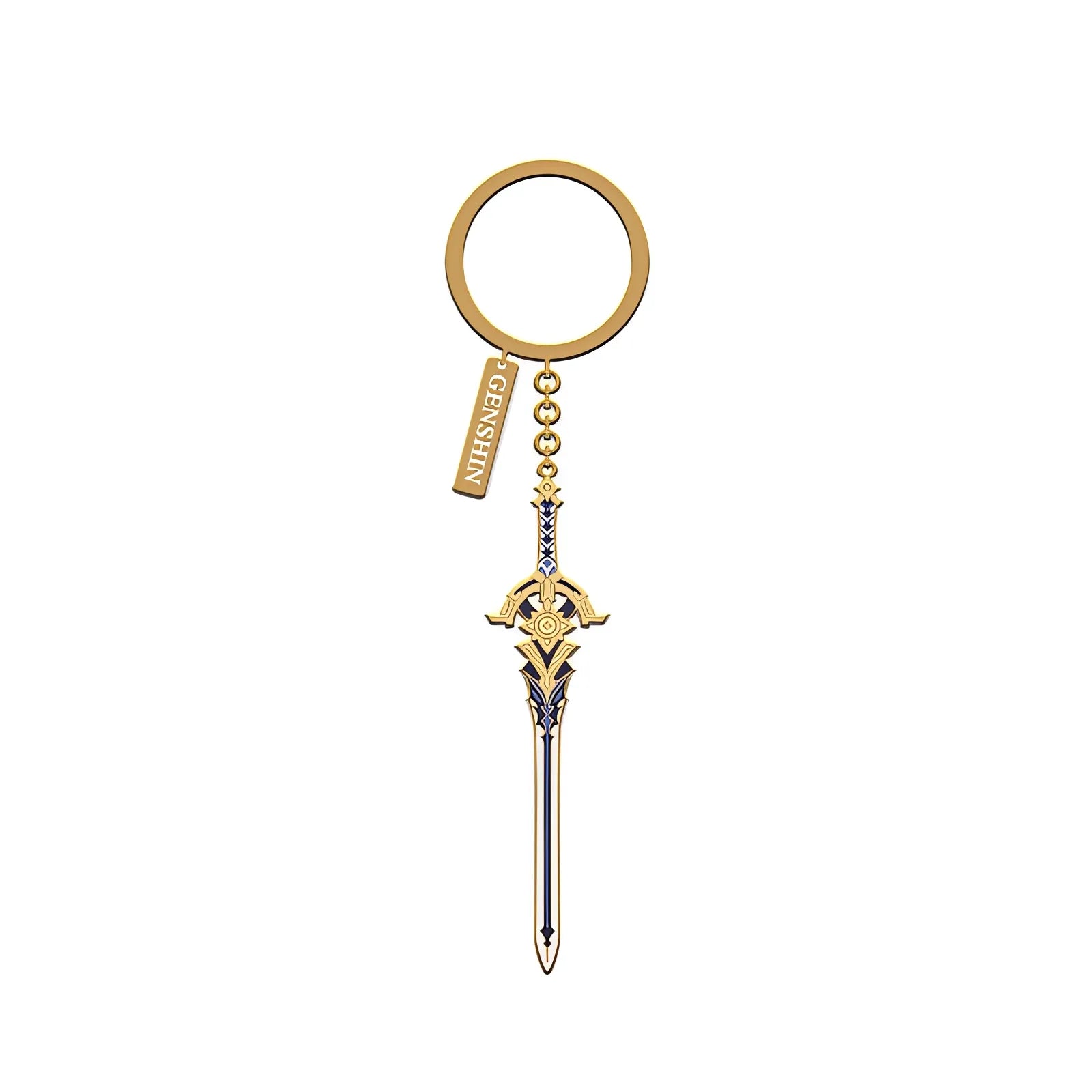 Genshin Impact Cinnabar Spindle weapon metal charm keychain Divine Casting series