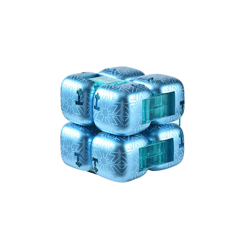 Genshin Impact Cryo Hypostasis Daleth mini building block cube toy front view