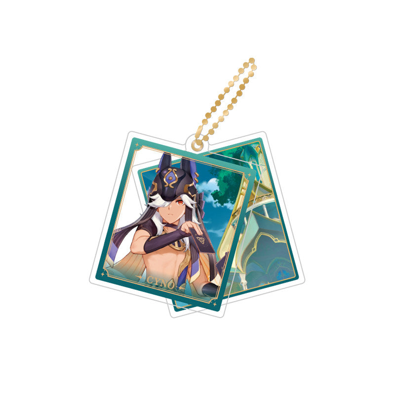 Genshin Impact Cyno rotating double-sided acrylic keychain