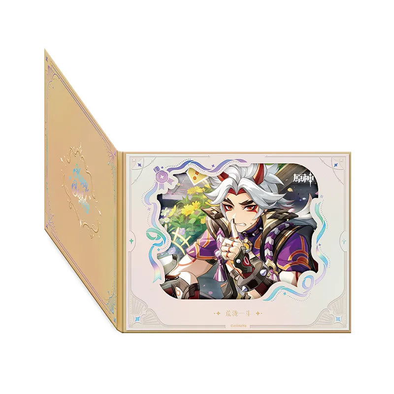 Genshin Impact Day of Destiny Series Arataki Itto Character Flip Window Paper