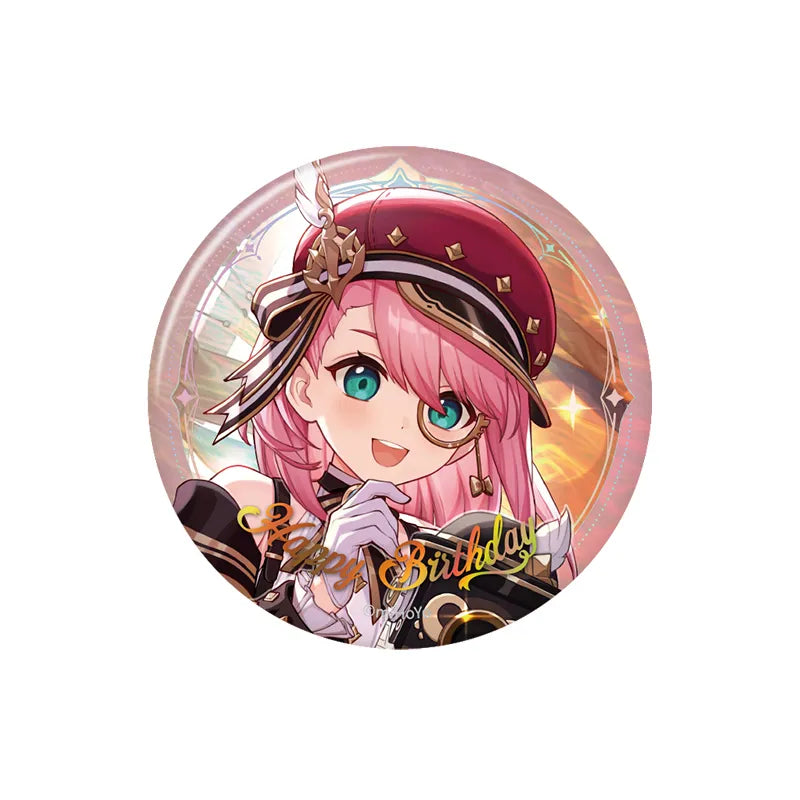Genshin Impact Day of Destiny Series Charlotte Character Badge