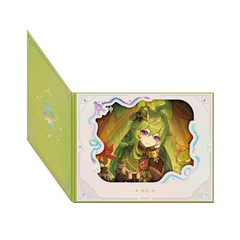 Genshin Impact Day of Destiny Series Collei Character Flip Window Paper