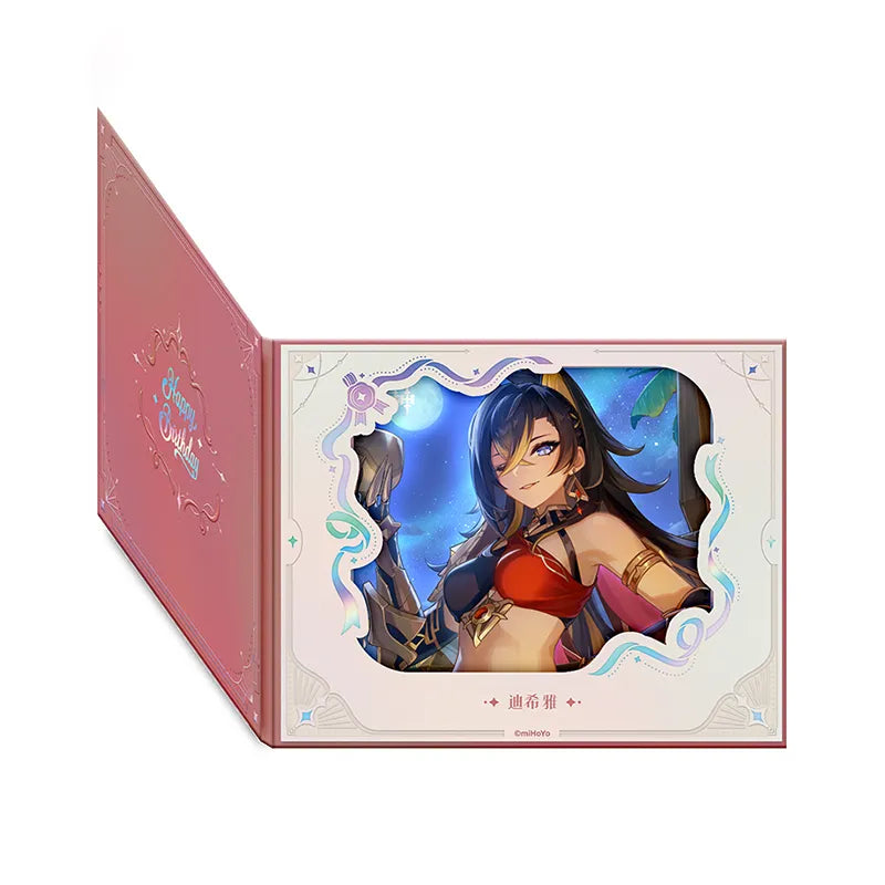 Genshin Impact Day of Destiny Series Dehya Character Flip Window Paper