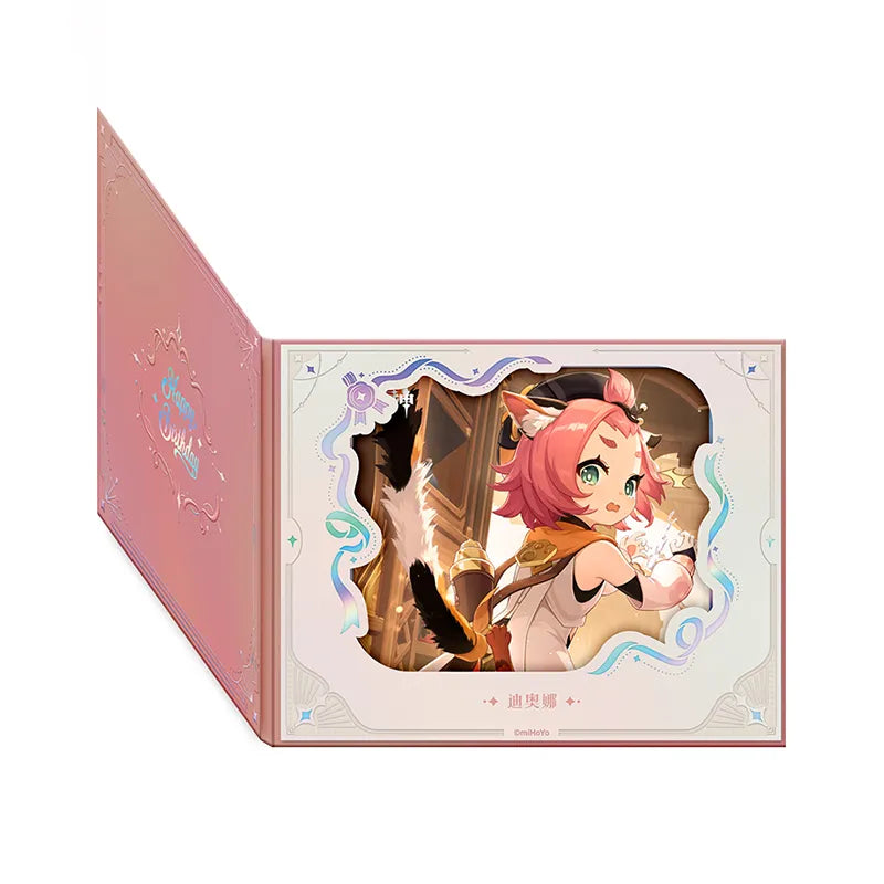 Genshin Impact Day of Destiny Series Diona Character Flip Window Paper