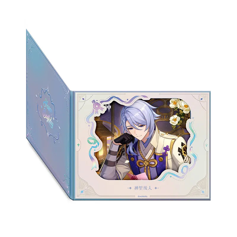 Genshin Impact Day of Destiny Series Kamisato Ayato Character Flip Window Paper