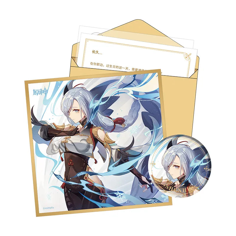 Genshin Impact Day of Destiny Shenhe Liyue Harbor Gift Box Set