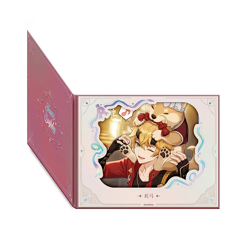 Genshin Impact Day of Destiny Series Thoma Character Flip Window Paper
