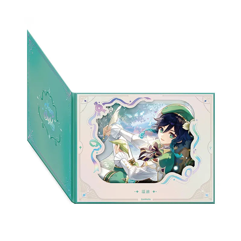 Genshin Impact Day of Destiny Series Venti Character Flip Window Paper
