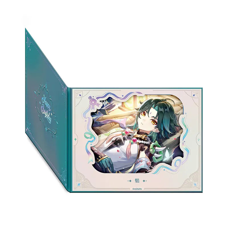 Genshin Impact Day of Destiny Series Xiao Character Flip Window Paper
