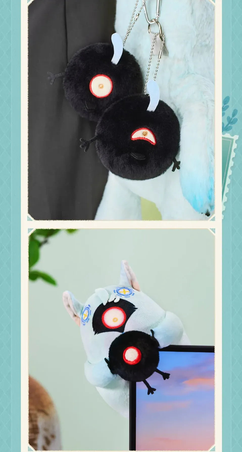 Dottore Monster Plush merchandise collection display