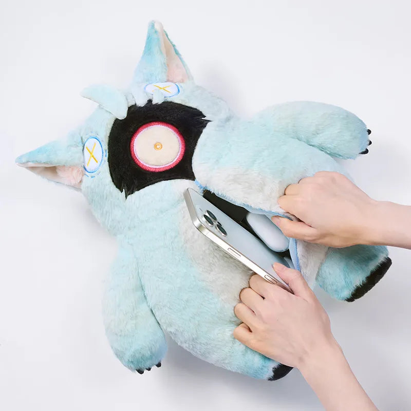 Dottore Monster Plush merchandise displayed together