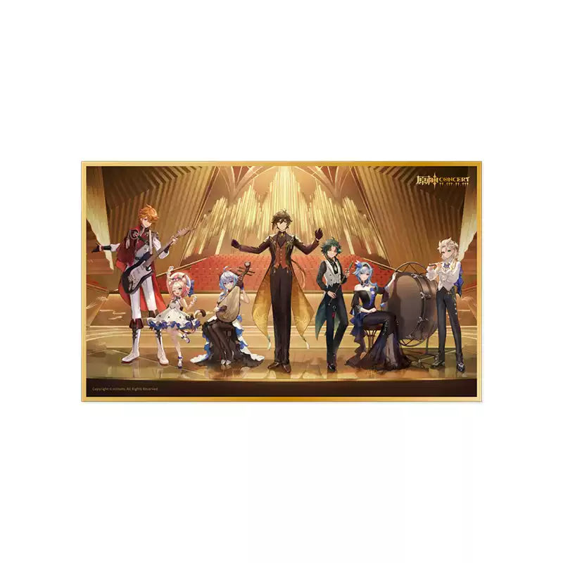 Genshin Impact dusty glory series art print concert illustration display