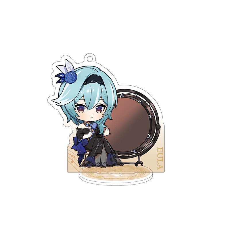 Genshin Impact Echoes of Ages Eula chibi acrylic standee concert theme collectible