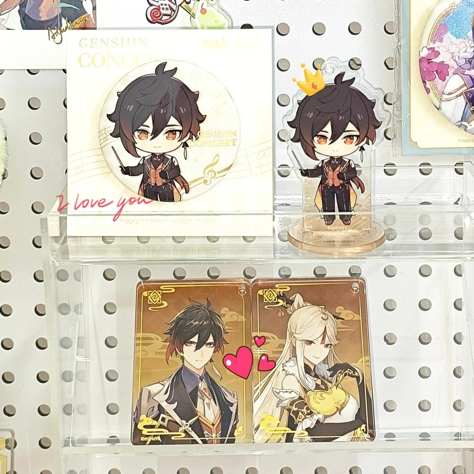 Genshin Impact Echoes of Ages Pin Badge Chibi Coleção