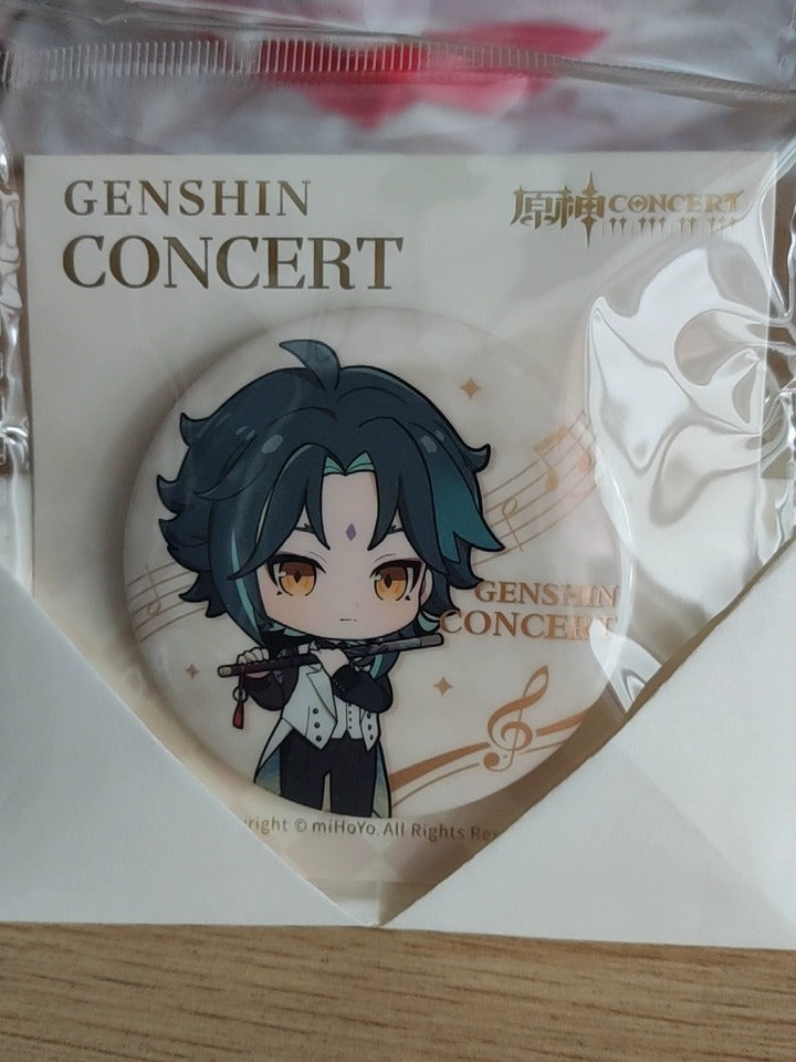Genshin Impact Echoes of Ages Pin Badge Chibi Coleção