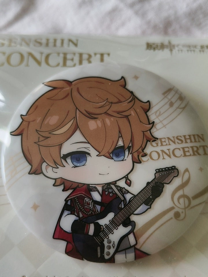 Genshin Impact Echoes of Ages Pin Badge Chibi Coleção