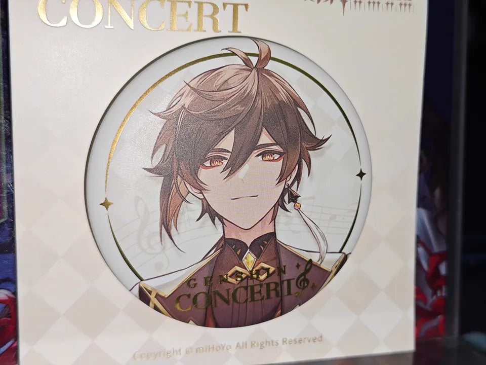 Genshin Impact Echoes of Ages Pin Badge Chibi Coleção