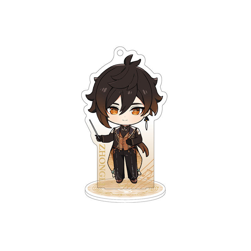Genshin Impact Echoes of Ages Zhongli chibi acrylic standee concert series collectible display