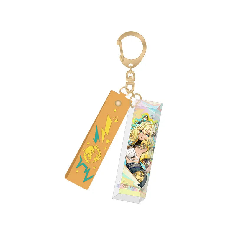 Genshin Impact Emblem of Steadfast Valor Xilonen Bag Charm featuring themed artwork decorative strap