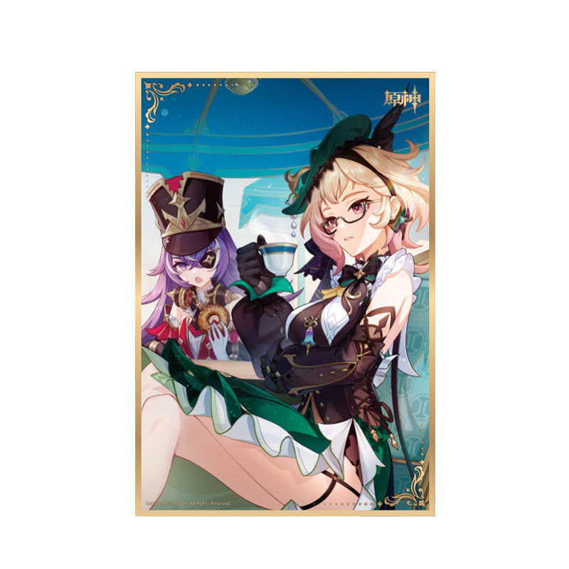 Genshin Impact Emilie acrylic art print theme series collectible card