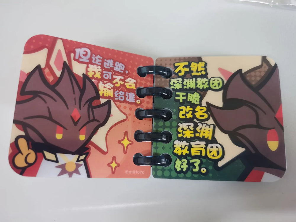 Genshin Impact Enjou “Brightly Burns the Truth” Colgante Libro Acrílico