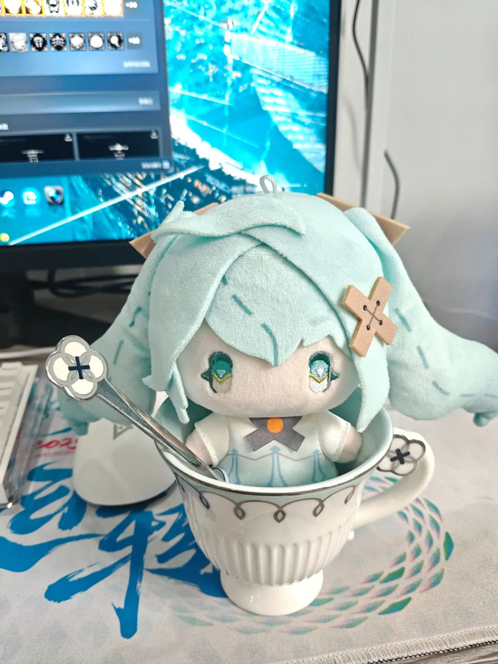 Genshin Impact Faruzan Unravel Companion Plush Keychain