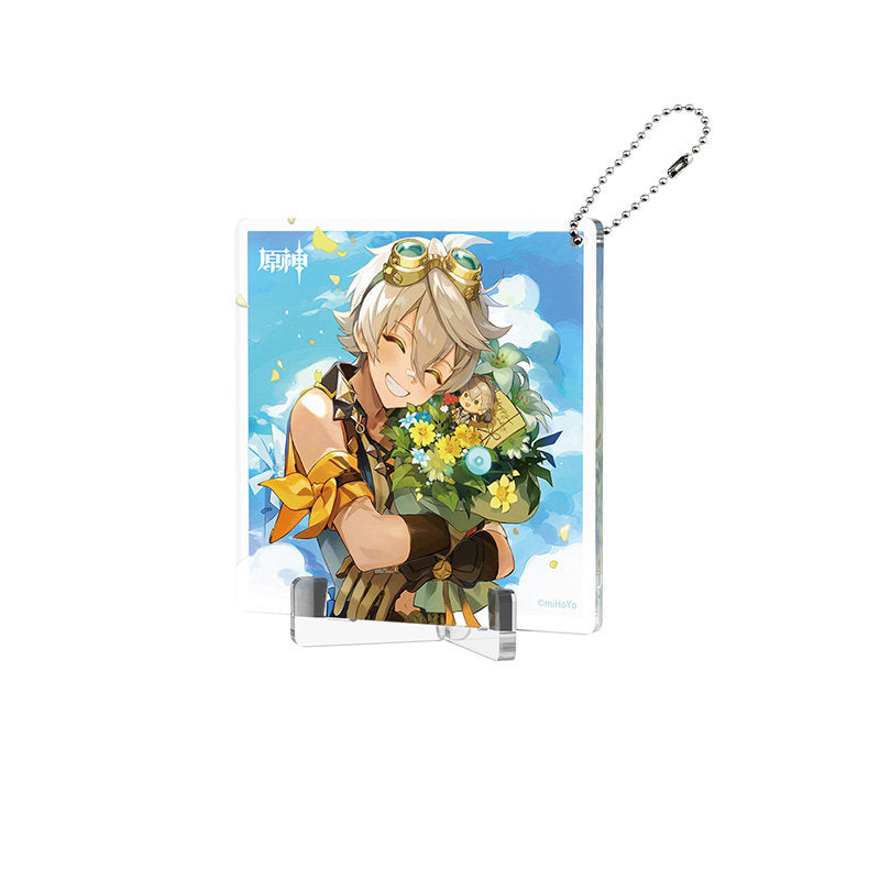 Genshin Impact Fated Day Bennett acrylic coaster birthday design