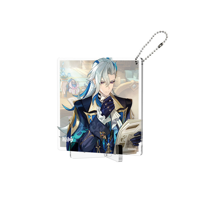 Genshin Impact Fated Day Neuvillette acrylic coaster birthday design