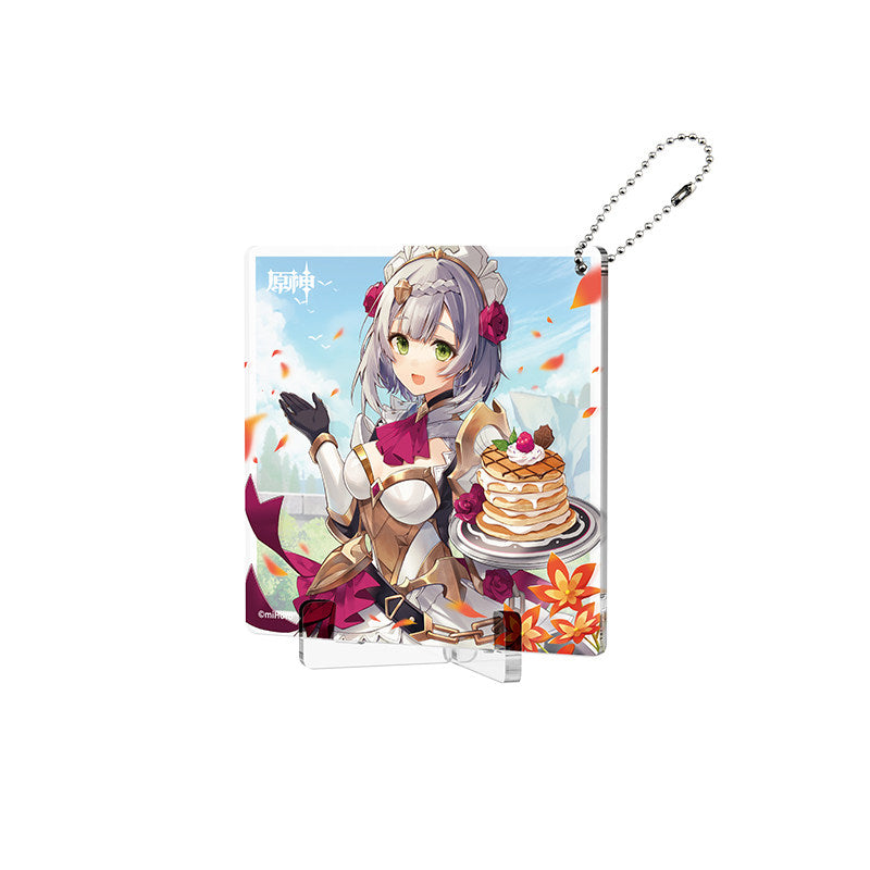 Genshin Impact Fated Day Noelle acrylic coaster birthday design