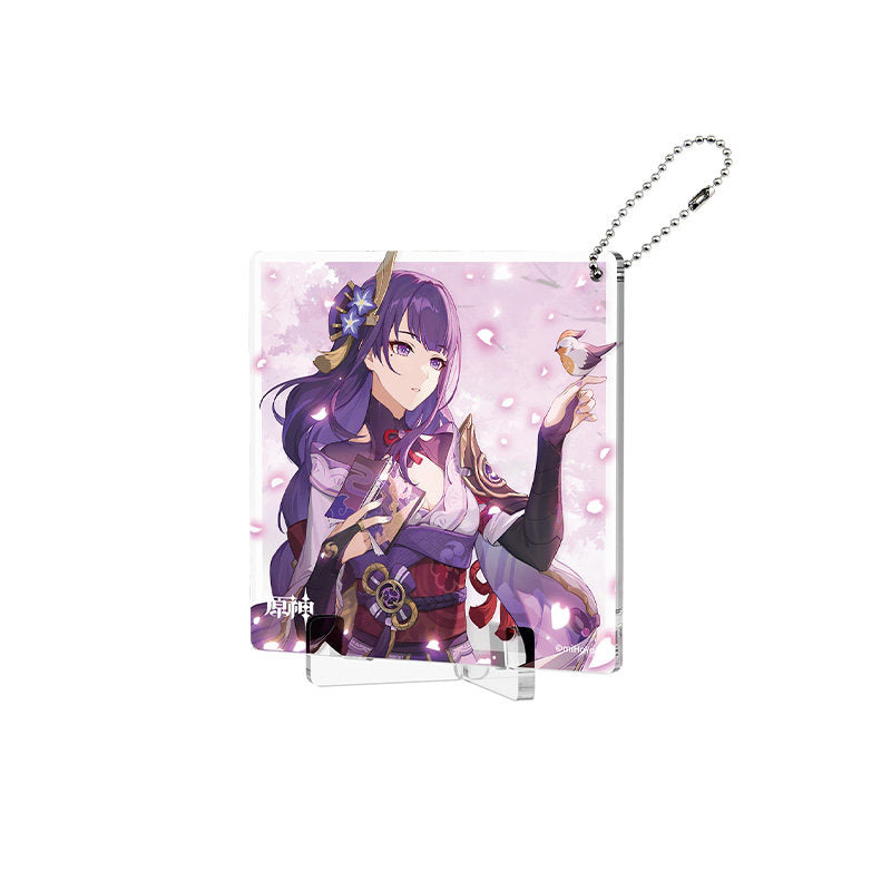 Genshin Impact Fated Day Raiden Shogun acrylic coaster birthday design